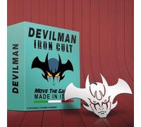 Ciondolo Metallo TESTA di DEVILMAN 8cm IRON CULT Acciaio Ufficiale Originale GO