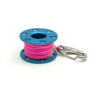 Ciondolo Mini Portachiavi Pendente Charm con Clip Robusta in Lega di Alluminio E Cordino Design a Bobina con Fori E Piastre Circolari Adatto a Zaini, style to 4