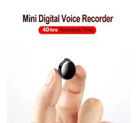 Ciondolo Mini registratore vocale Espia 8G riduce rumore attivato lettore MP3