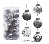 Ciondolo Natale Palline Ornamento Albero da Parete Palline di Natale Decorazioni