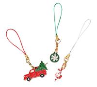 Ciondolo natalizio per cellulare, regalo per amici, bambini e innamorati.
