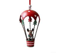 Ciondolo ornamentale per albero di Natale e tavolo in ferro che migliora l'arredamento delle vacanze con un design senza tempo ed elegante (alce)