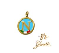 Ciondolo ORO 18KT Scudetto Napoli ORO GIALLO 18KT 750% List 295€