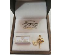 Ciondolo oro Giallo 750 18 KT, Fede Speranza Carità,Croce,Cuore,Ancora