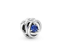 Ciondolo - PANDORA - 790065C07 - Argento Fine 925/1000 - Cristallo Blu - Elegante