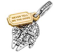 Ciondolo Pandora Millennium Falcon Charm Ciondolo Star Wars Trusky Charms