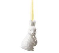Ciondolo pasquale bianco coniglietto in piedi, Ø 3,5 cm - h 7,0 cm