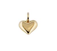 Ciondolo Pendente Collana Forma Cuore 3D Oro Giallo 18 kt Bombato NUOVO E ORI...