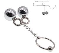 Ciondolo Per Allungamento A Doppio Pallino In Acciaio Inossidabile Da 25mm, Accessori Per Sollevamento Pesi E Allenamento Fisico, Scelta Del Cuore