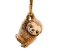 Ciondolo Per Auto - Ciondolo Per Specchietto Retrovisore | Ciondoo Animale Per L'auto, Decorazione D'interni, Decorazione Da Appendere, Bradipo All'uncinetto Per Lo Specchietto Retrovisore, Simpatico