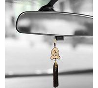 Ciondolo per Auto Islam, Gancio Allah per Specchietto Retrovisore per Auto Specchietto per Auto Musulmano Decorazione da Appendere con Decorazioni in Nappa per Interni Auto