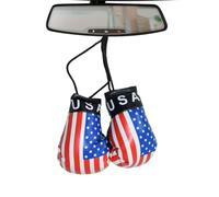 Ciondolo per borsa con guantoni da boxe, ornamento da boxe realistici per | Ciondolo da boxe Guanti realistici squisiti fitness Cruscotto per auto Decorazione da scrivania per i