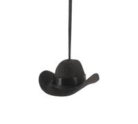 Ciondolo per cappelli da cowboy, decorazione per auto, simpatico cappello da cowboy, in tessuto per auto - decorazioni per la casa, viaggio in strada, divertente zaino per uomini e donne