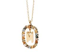 Ciondolo Per Collana Da Donna - Gioielli Con Lettere Personalizzate, Dalla A Alla Z, Design Dal Fascino Delicato, Leggera Minimalista | Accessorio Regalo Occasioni Speciali Di Compleanno, Festa Della