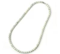 Ciondolo per Collana di Giada Verde Feng Shui Naturale per Donne. Cordoncini per Bracciale con Perline di miglio di giadeite Genuina Yoga