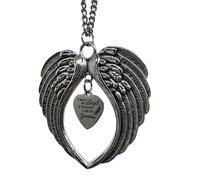 Ciondolo per specchietto retrovisore con ali di angelo custode con scritta "I Have an Angel in Heaven, I Call Her Grandma", idea regalo per la nonna