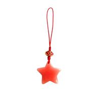 Ciondolo per telefono a forma di stella, ciondolo portachiavi a forma di stella, bagliore nel buio | Unico ciondolo a forma di stella per telefoni cellulari, decorazione della catena, cordino