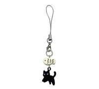Ciondolo per telefono animale - Charm in resina, cinturino in stile cartone animato | Mini accessorio durevole con portachiavi, elegante decorativo per portafogli zaini ragazze adolescenti