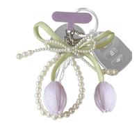 Ciondolo per telefono da donna, elegante portachiavi per cellulare, 14 x 9 x 2 cm, ciondolo per cellulare, accessorio elegante, ciondolo e linguetta, per ragazze, per tutti i giorni, università