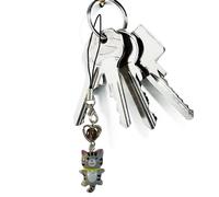 Ciondolo per telefono gatto - Tracolla per borsa con protezione elegante, portachiavi pendente per sicurezza anti-smarrimento, design con silicone morbido, pratico accessorio per il trasporto q