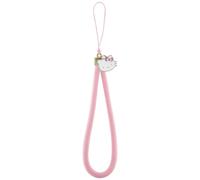 Ciondolo per telefono Hello Kitty con cordino in nylon, colore rosa