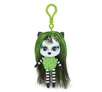 NICI Puppe Ciondolo Pixidoos Bami con moschettone 14cm, Colore Verde/Nero, 14 cm, 47502