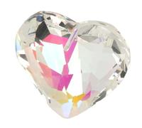 Ciondolo Prisma Acchiappasole a Cuore Sospeso, Squisito Prisma a Cuore in Cristallo Ampiamente Utilizzato Come Regalo (Arcobaleno)