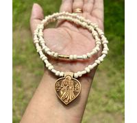 Ciondolo Radha Krishna intagliato 18" TULSI TULASI VAISHNAV ISKCON Mala Kanthi