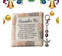 Ciondolo, realizzato a mano in morbido cotone per una decorazione durevole - Portachiavi con cerniera cristiana - per bambini, uomini, donne, famiglia, casa, viaggi, vacanze, zaino, c