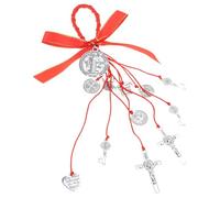 Ciondolo religioso ornamento religioso simbolo cristiano ciondolo decorazioni da appendere struttura in lega per varie occasioni simbolo, Misura unica, come descritto, come descritto
