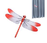 Ciondolo repellente per mosche, 1 trappola portatile realistica per mosche, 14 cm, a forma di libellula, realistica, trappola per mosche, protezione esterna, sicura cattura moscerini, per pesca