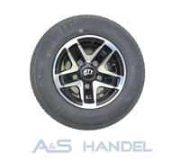 Ciondolo ruota di scorta Ruota completa Ruota in alluminio rotolo nero argento 1