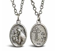 Ciondolo Sant'Antonio da Padova Famiglia Poveri e Perduti Collana Gioielli...