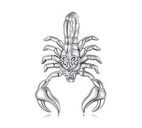 Ciondolo scorpione Ciondolo in argento sterling 925 adatto per collana bracciale Pandora, SCC2509
