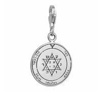 Ciondolo Sigillo Re Salomone Tranquillità ed Equilibrio Carabina Argento...