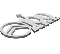 Ciondolo Specchietto per Citroën 100 Anni 2CV Méhari Ami Anniversario