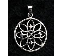 Ciondolo Sri Yantra-Geometria Sacro-Argento 925-4g-mandala Esprit W13 10004