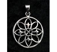 Ciondolo Sri Yantra-Geometria Sacro-Argento 925-4g-mandala Esprit W13 10004