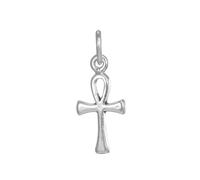 Ciondolo TheCharmWorks in argento Sterling a forma di piccola chiave della vita/ankh