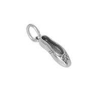 Ciondolo TheCharmWorks in argento Sterling a forma di scarpetta da ballerina di danza classica