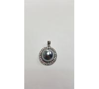 CIONDOLO TONDO CABOCHON E GIRO STRASS (MFP0067, MFP0068, MFP0069, MFP0070)