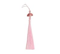 Ciondolo tradizionale con nappe di Han Fu con design a ventaglio di buon auspicio per gli appassionati di cultura e amanti della moda utilizzano un accessorio tradizionale cinese