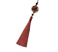 Ciondolo tradizionale con nappe Han Fu con disegni floreali di buon auspicio, per gli appassionati di cultura e gli amanti della moda