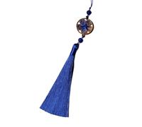 Ciondolo tradizionale con nappe Han Fu con disegni floreali di buon auspicio per gli appassionati di cultura e amanti della moda