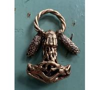 Ciondolo vichingo in bronzo The Hammer of Thor Norway Norwegian Estate 2190