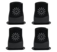 Cionyce Umidificatore per chitarra acustica, 4 pezzi, umidificatore per buca sonora della chitarra, per prevenire crepe (nero)
