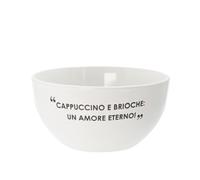 Ciotola 14 cm scritta Quotes bianca