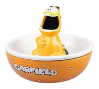 Grupo Erik Ciotole Aperitivo Garfield - Set aperitivo Regalo figure con Compartimento Inferiore per gusci di Frutta secca o noccioli │ Ceramica (16,2x13 cm)