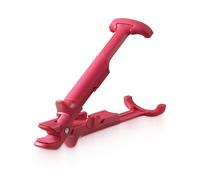 Ciotola a clip, pinza da cucina, multiuso, anti-scottatura, in silicone antiscivolo per friggitrice ad aria calda, per il sollevamento di ciotole calde (vino rosso)