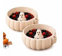 Ciotola A Spirale Di Halloween Stampata In 3D, Sciacquatrice Per Frutta A Forma Di Zucca Con Beccuccio Per L'acqua, Decorazioni Per La Tavola Di Halloween, Per Gli Amanti Della Frutta